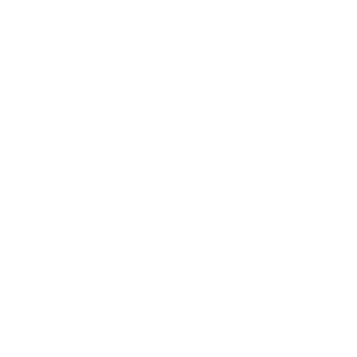 Pizza Slice Heart Logo #ffffff