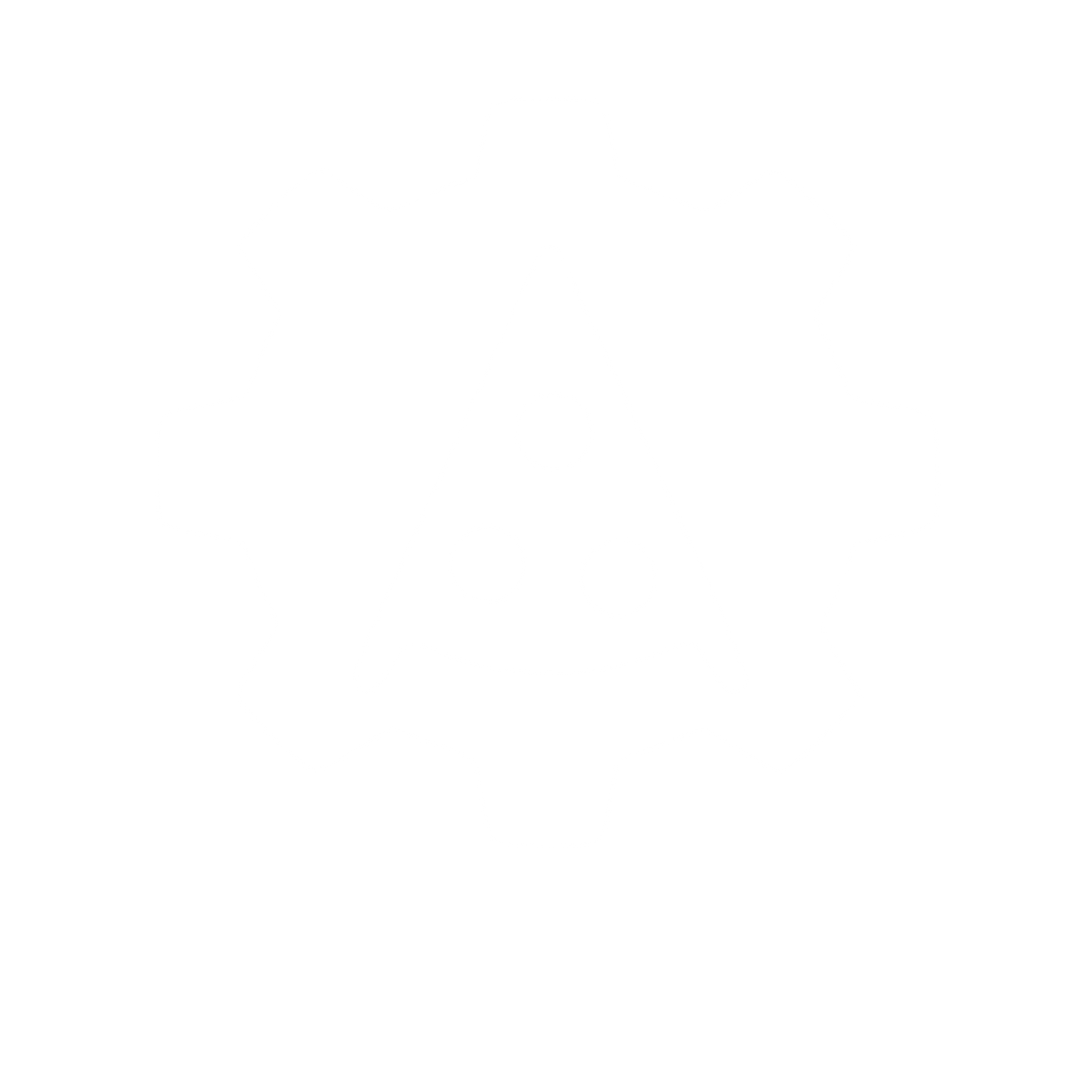 Pizza Gear Negative Space Logo #ffffff