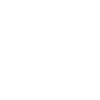 Pizza Gear Negative Space Logo #ffffff