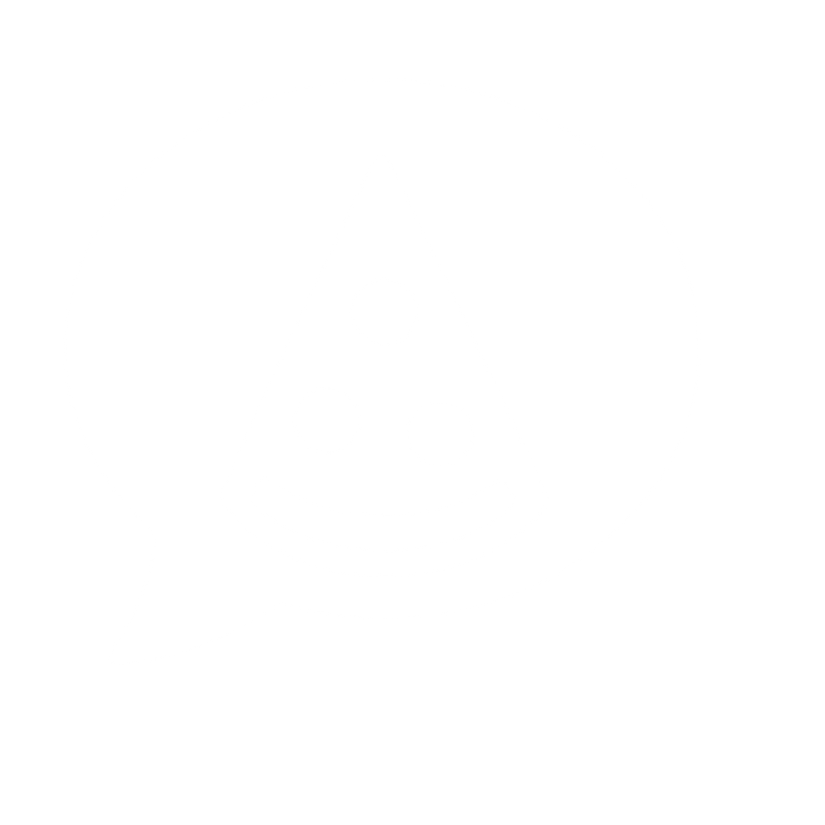 Pizza Slice Chat Bubble Logo #ffffff