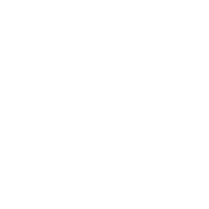 Donut Stamp Badge Logo #ffffff