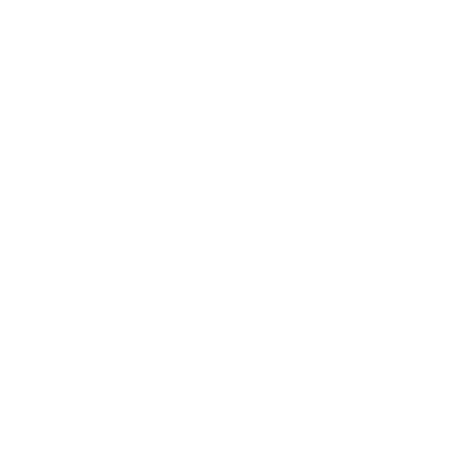 Donut Stamp Badge Logo #ffffff