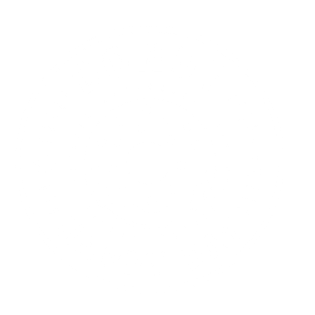 Donut Stamp Badge Logo #ffffff
