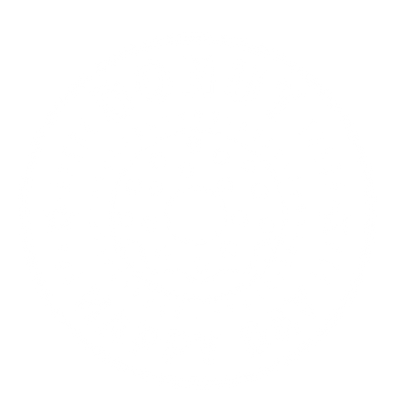 Donut Stamp Badge Logo #ffffff