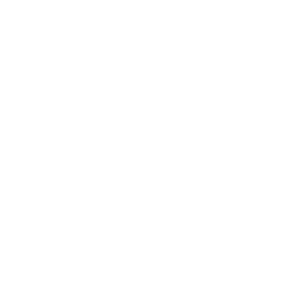 Donut Stamp Badge Logo #ffffff