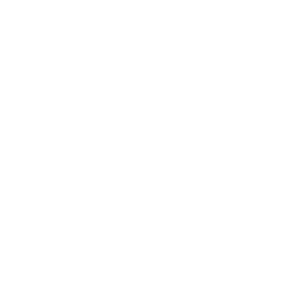 Donut Stamp Badge Logo #ffffff