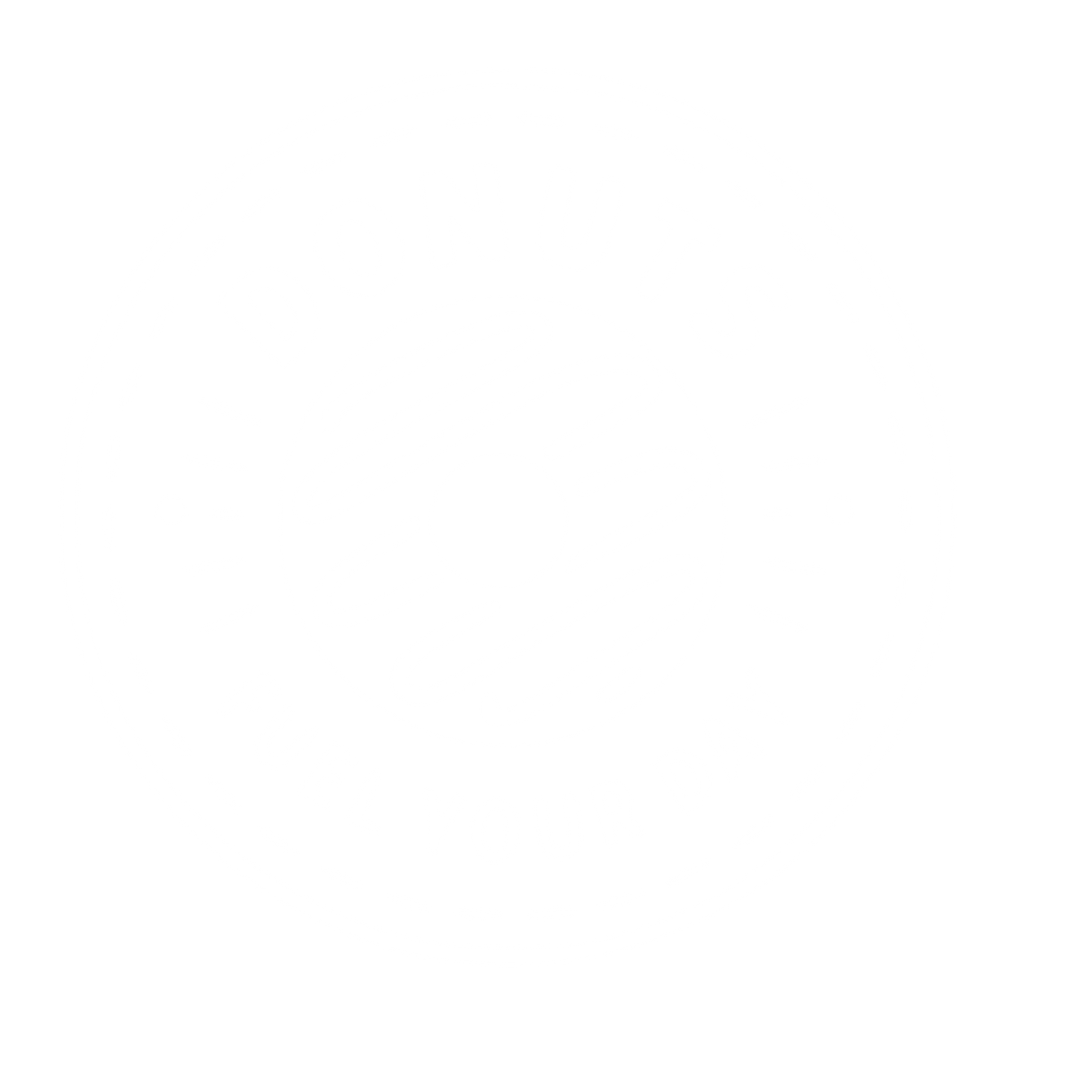 Donut Stamp Badge Logo #ffffff