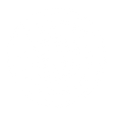 Donut Stamp Badge Logo #ffffff