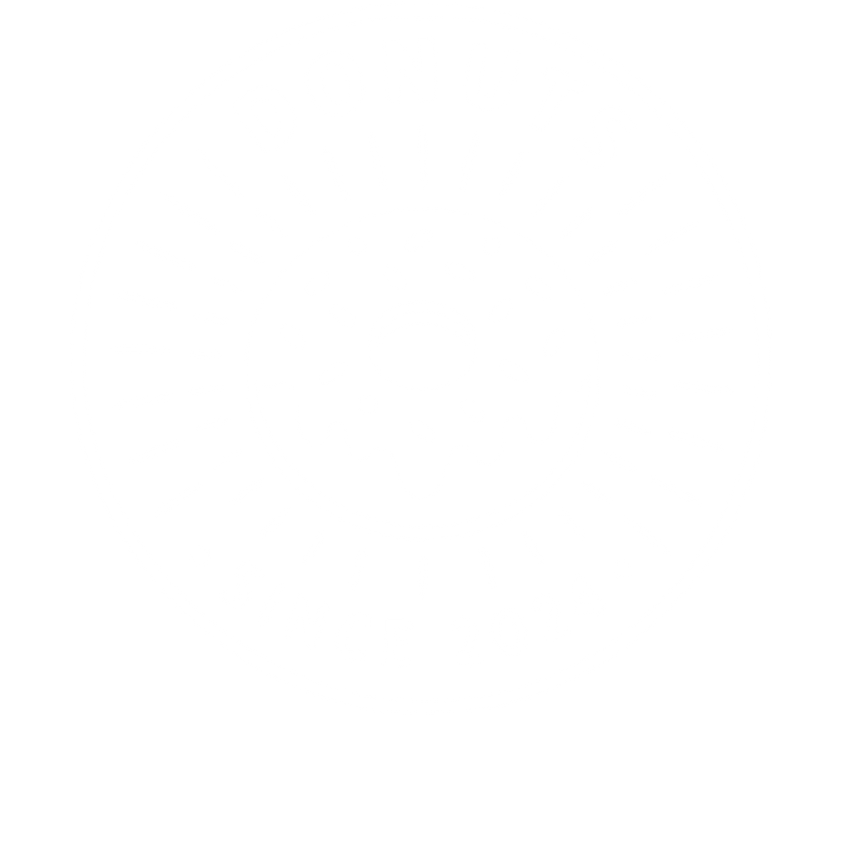Donut Stamp Badge Logo #ffffff