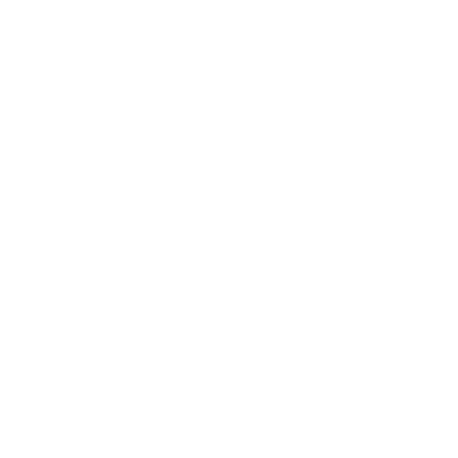 Donut Stamp Badge Logo #ffffff