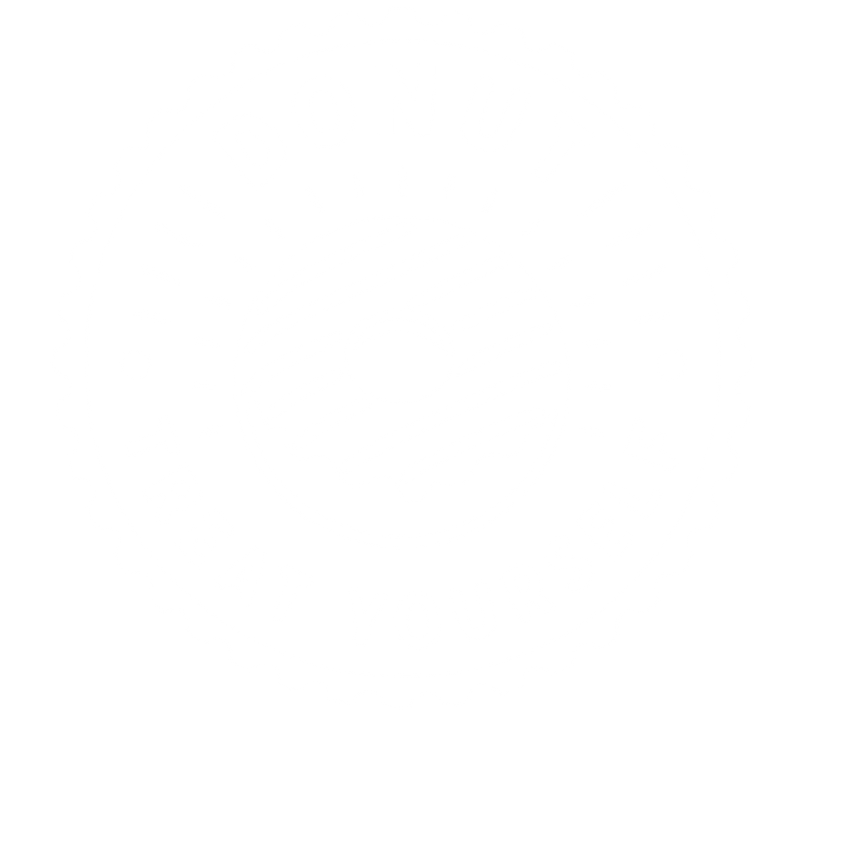 Donut Stamp Badge Logo #ffffff