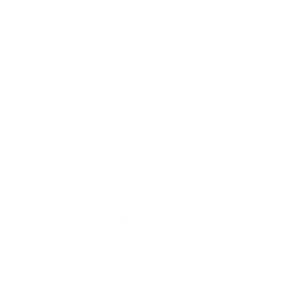 Donut Stamp Badge Logo #ffffff