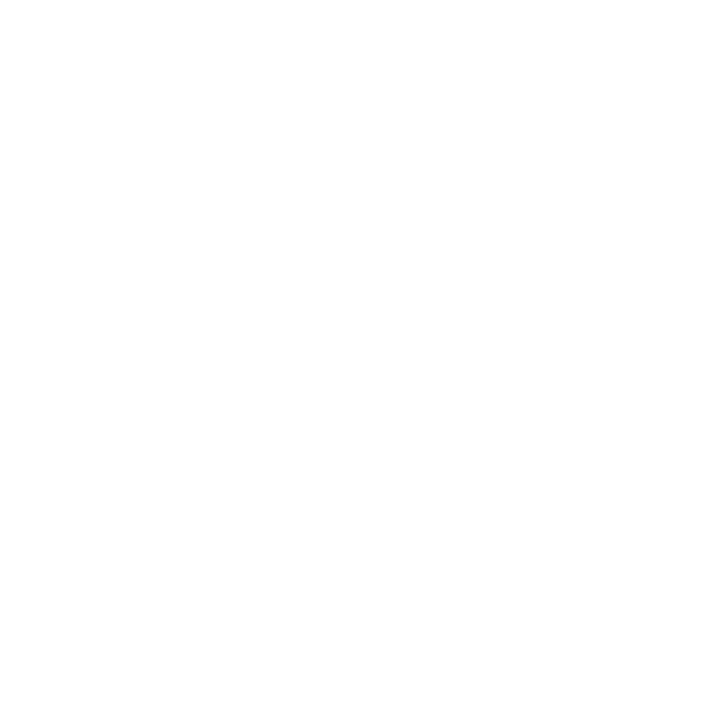 Bauhaus Ice Cream Cone Logo #ffffff
