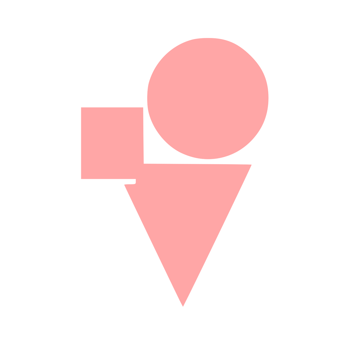 Bauhaus Ice Cream Logo #ffa6a6