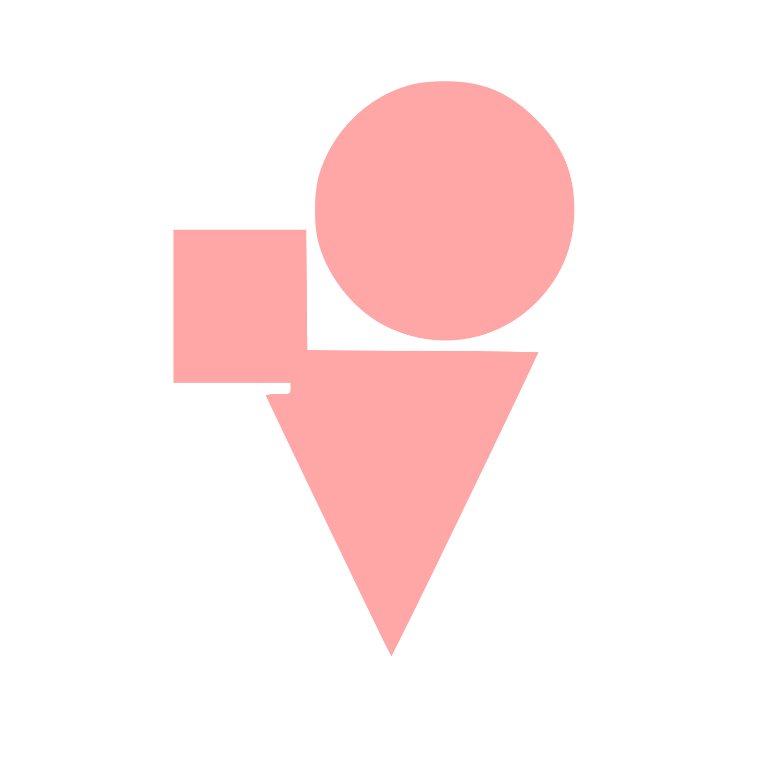 Bauhaus Ice Cream Logo #ffa6a6