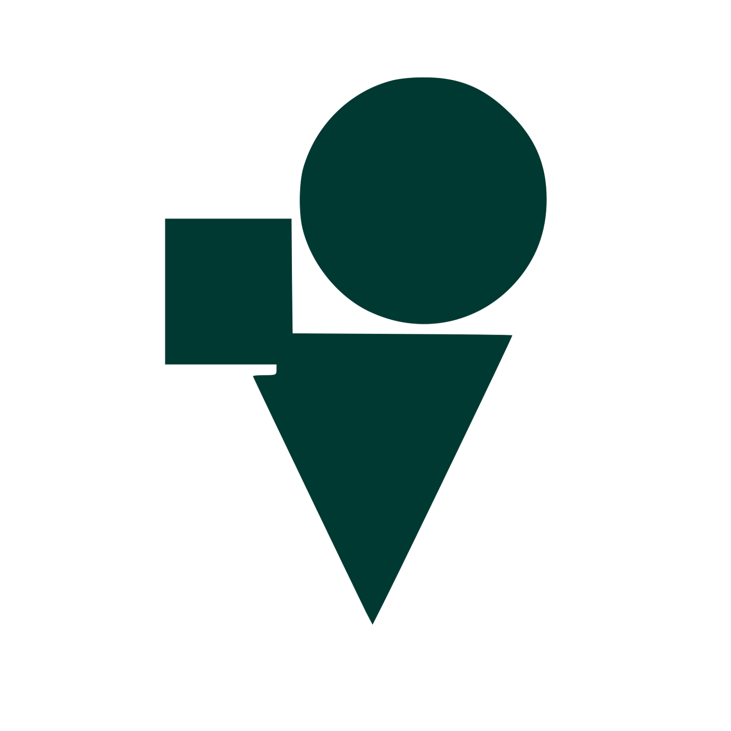 Bauhaus Ice Cream Logo #003932