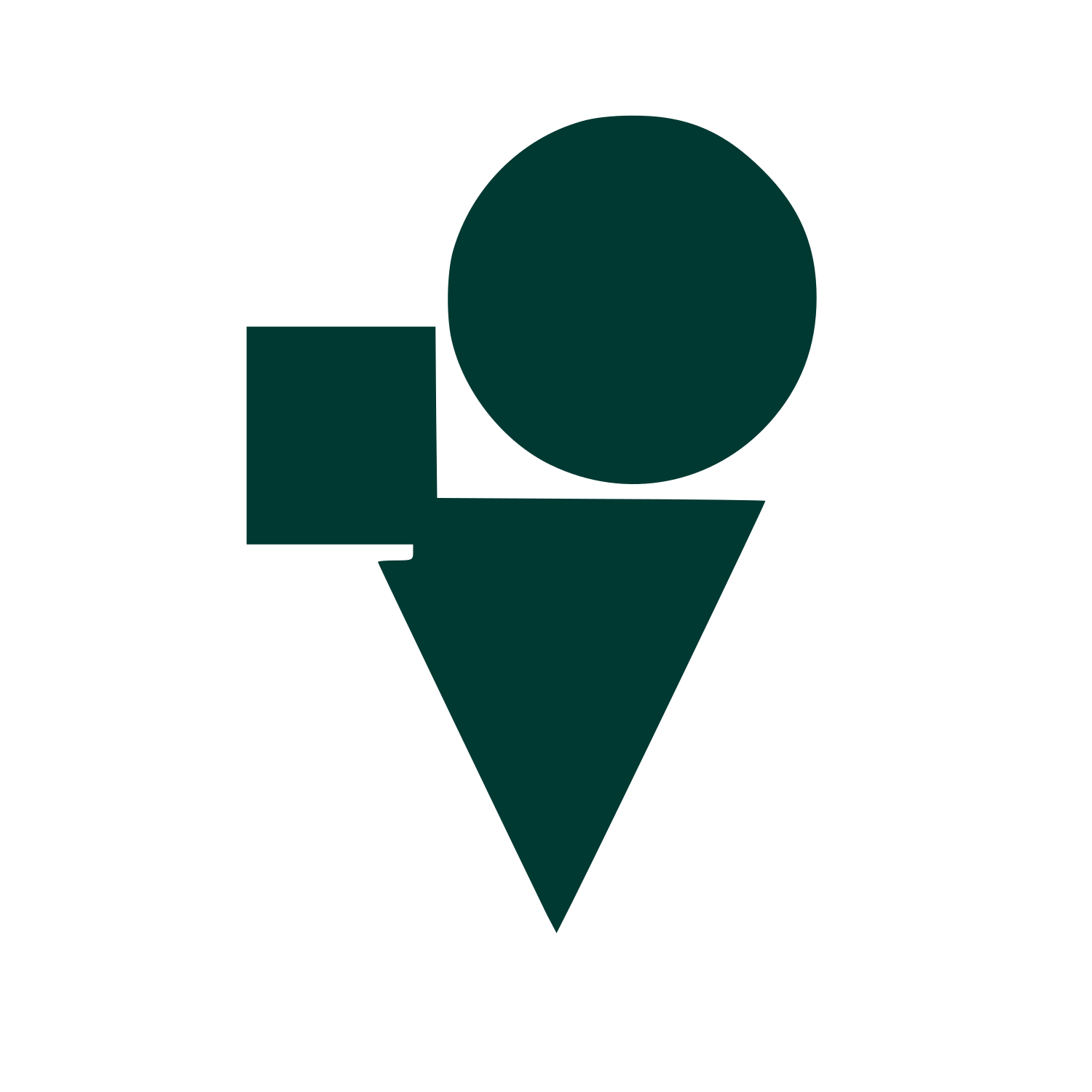 Bauhaus Ice Cream Logo #003932