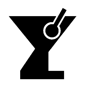 Brutalist Cocktail Glass Logo
