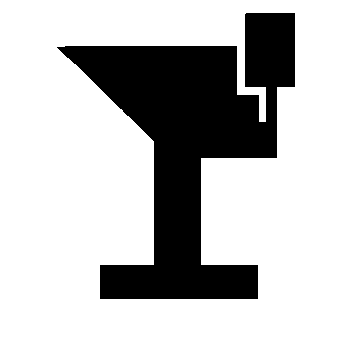 Brutalist Cocktail Glass Logo