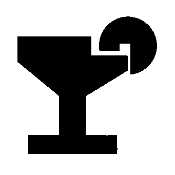 Brutalist Cocktail Glass Logo