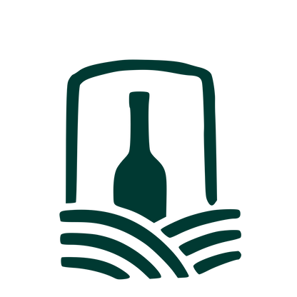 Hand-Drawn Wine Bottle Logo #003932