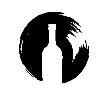 Hand-Drawn Wine Bottle Logo