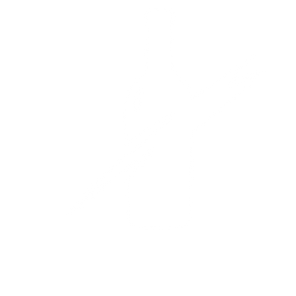 Wine Bottle Strike-Through Logo #ffffff