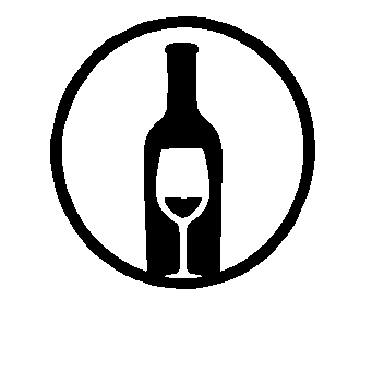 Wine Bottle and Glass Logo