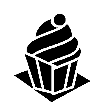 Layered Cupcake Logo
