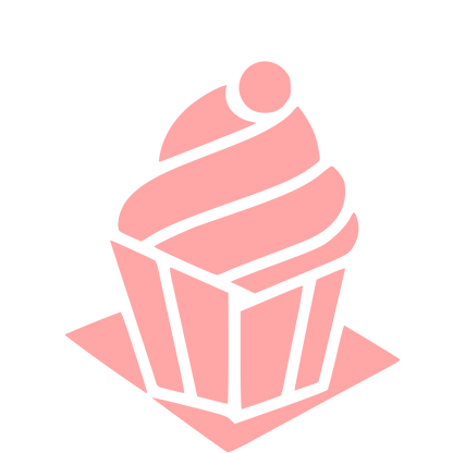 Layered Cupcake Logo #ffa6a6