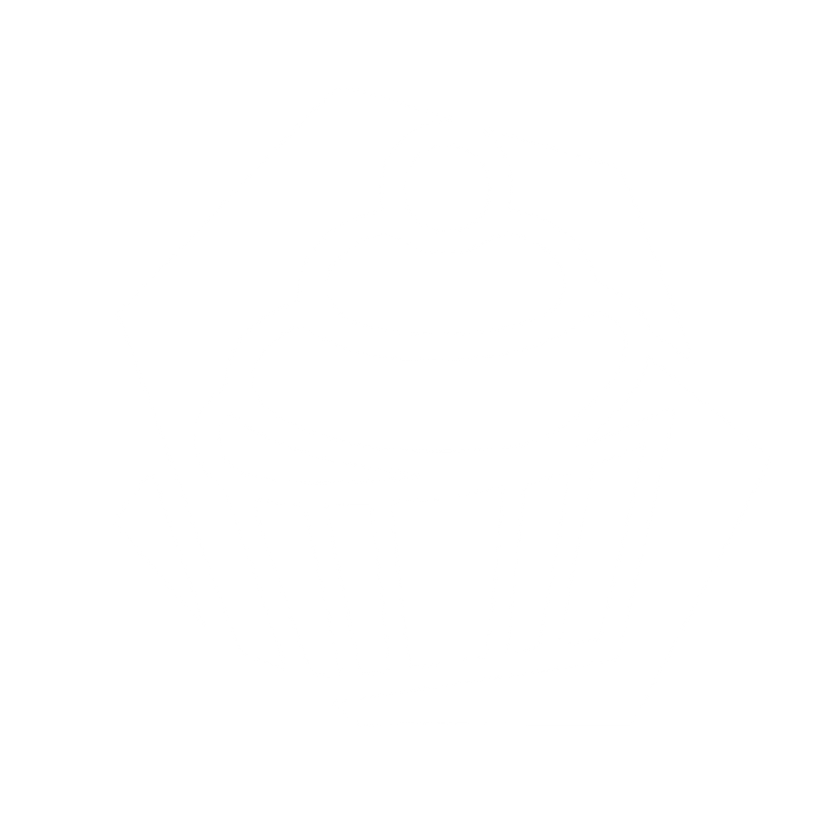 Cupcake Hexagon Badge Logo #ffffff