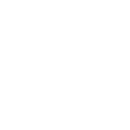 Cupcake Hexagon Badge Logo #ffffff