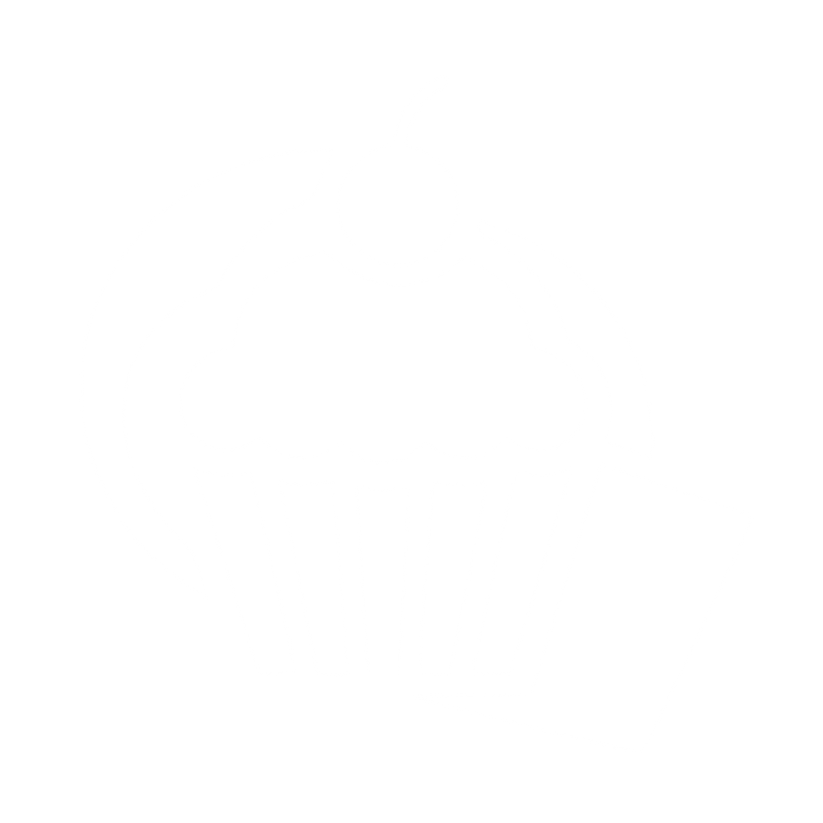 Cupcake Cherry Overlap Logo #ffffff