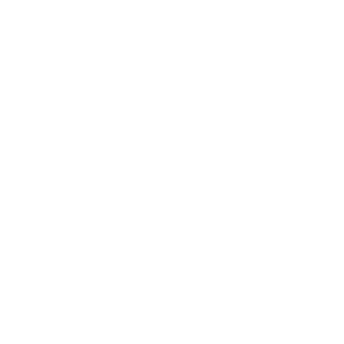 Star Cupcake Layered Logo #ffffff
