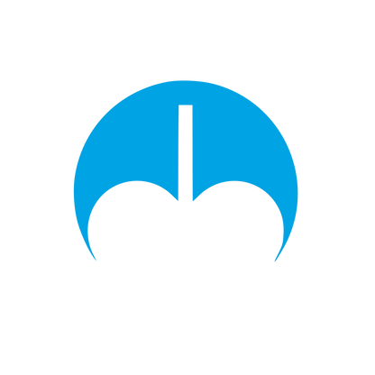 Cherry Silhouette Circle Logo #00a3e4