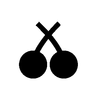 Twin Cherries Minimal Logo