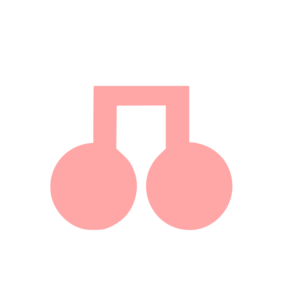 Double Cherry Logo #ffa6a6