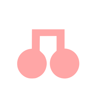 Double Cherry Logo #ffa6a6