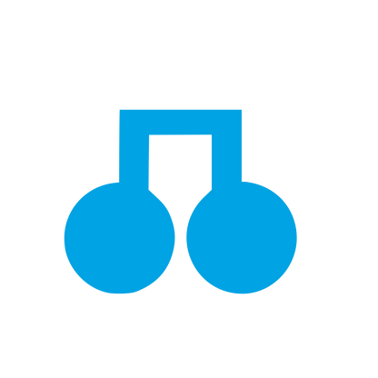 Double Cherry Logo #00a3e4