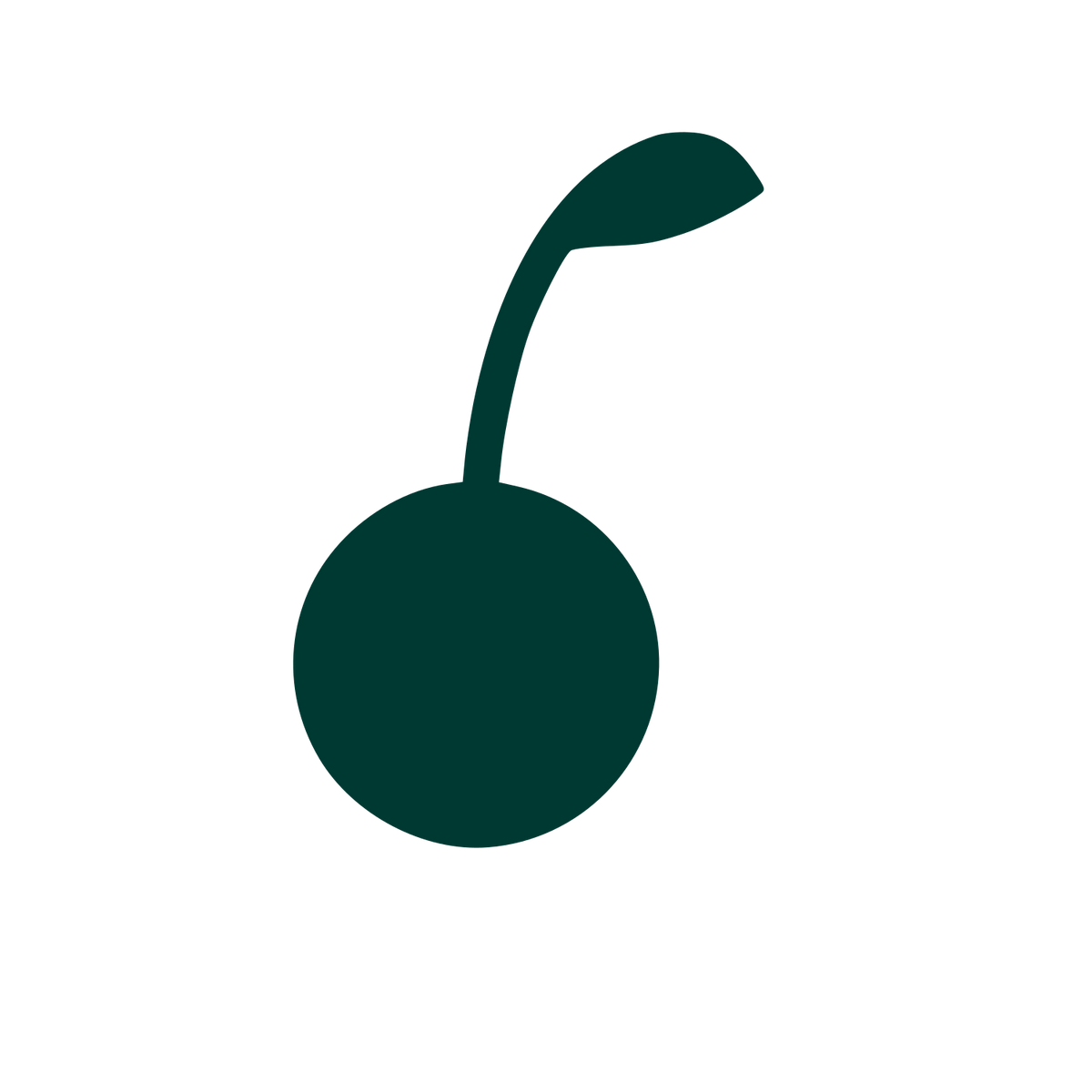 Single Cherry Logo #003932