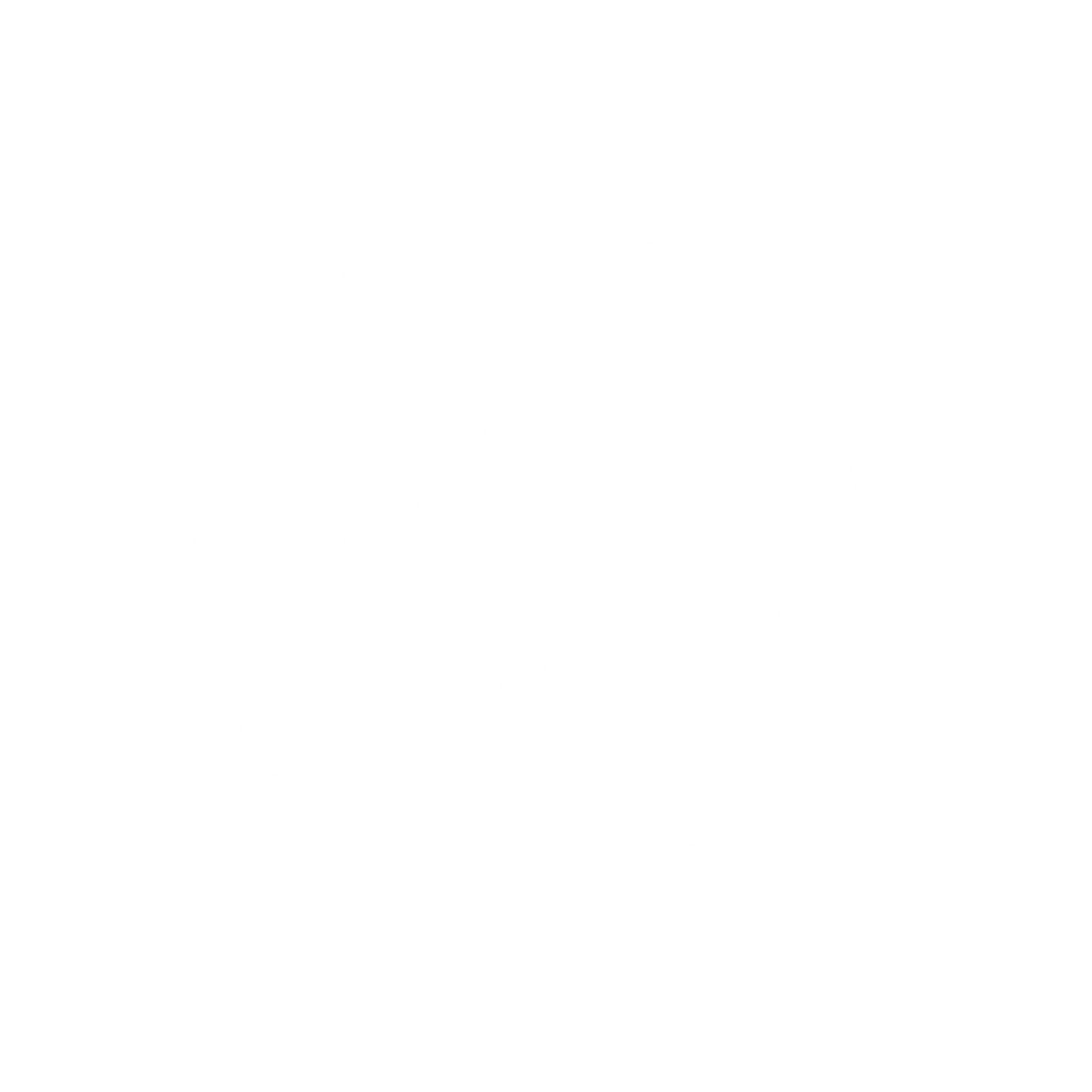 Modernist Cherry Circle Logo #ffffff