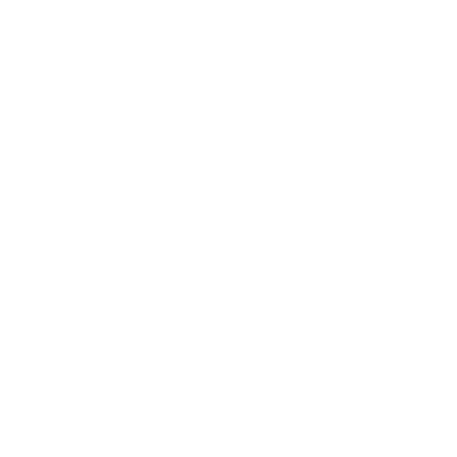Modernist Cherry Circle Logo #ffffff