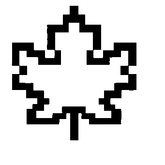 Pixel Maple Leaf Logo