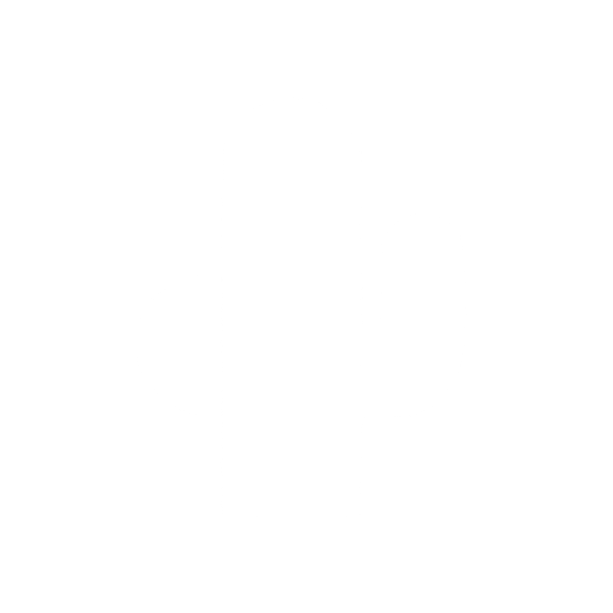 Solid Cactus Logo #ffffff
