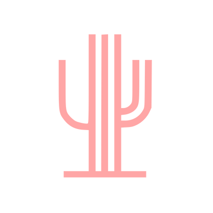 Swiss Style Cactus Logo #ffa6a6