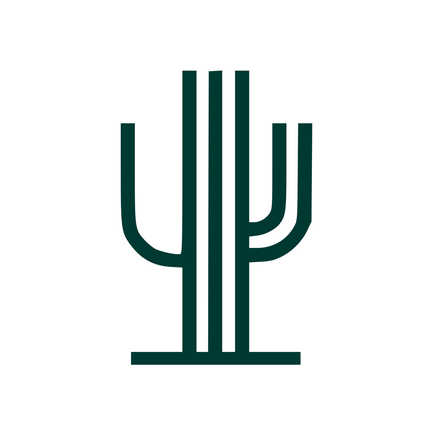 Swiss Style Cactus Logo #003932