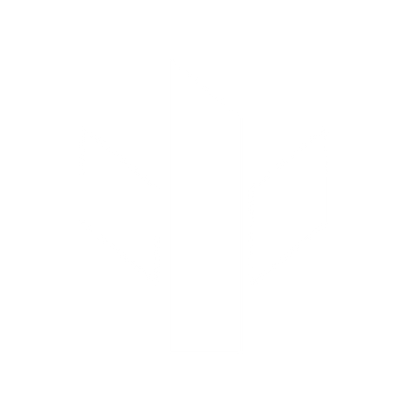 Geometric Cactus Blade Logo #ffffff