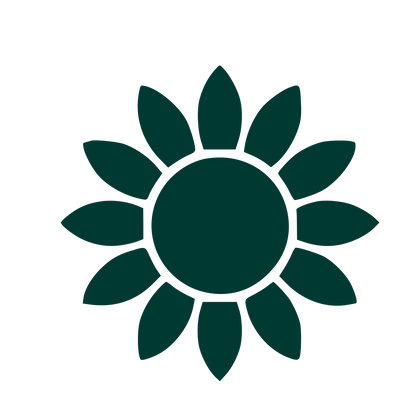 Sunflower Pictogram Logo #003932