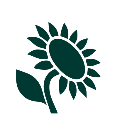 Sunflower Pictogram Logo #003932
