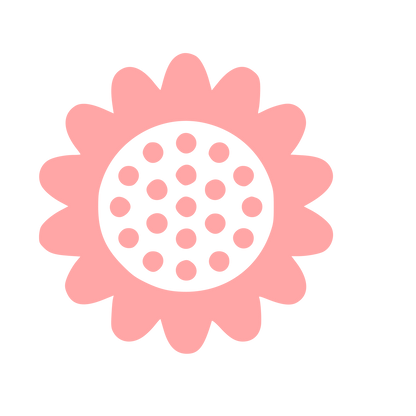 Sunflower Pictogram Logo #ffa6a6